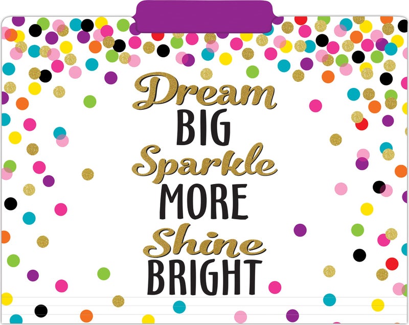 Teacher Created Resources Confetti File Folders - Image 4